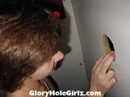 Girls SWALLOW AT THE HOLE!